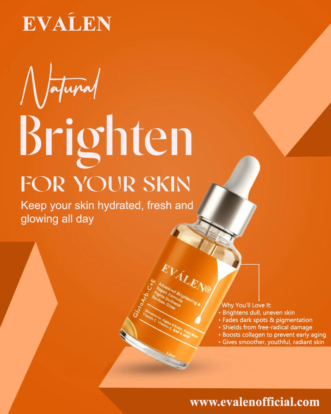 Gluta Arb-C+E Advanced Brightening & Repair Serum (30ml)