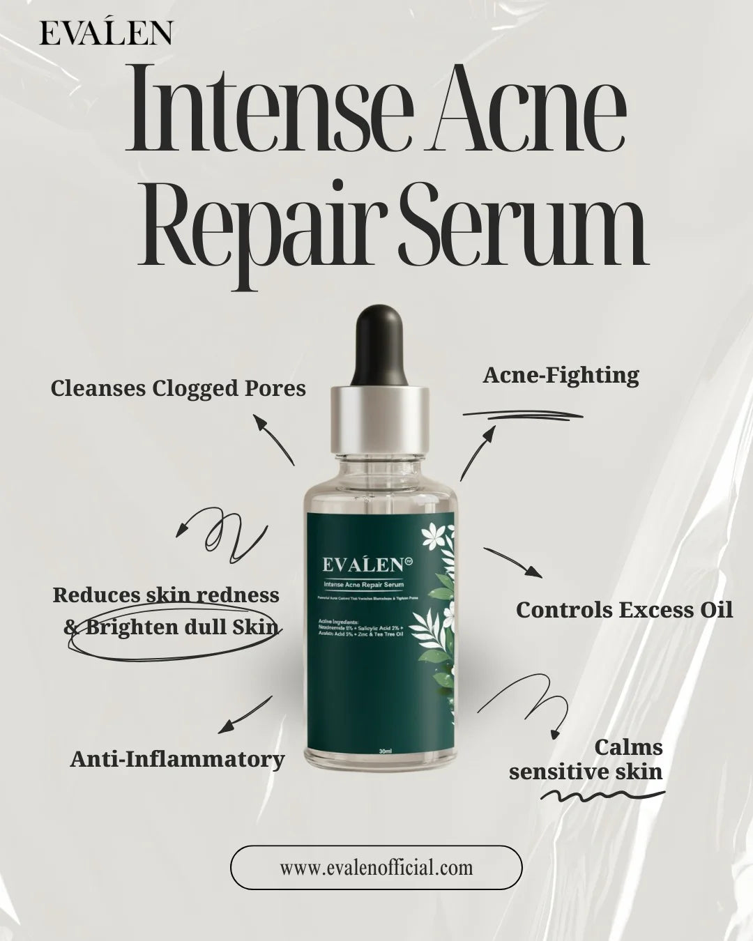 Intense Acne Repair Serum (30ml)